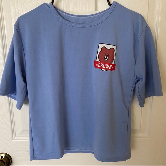 Brown shirt (line friends) Korean style - Picture 5 of 5